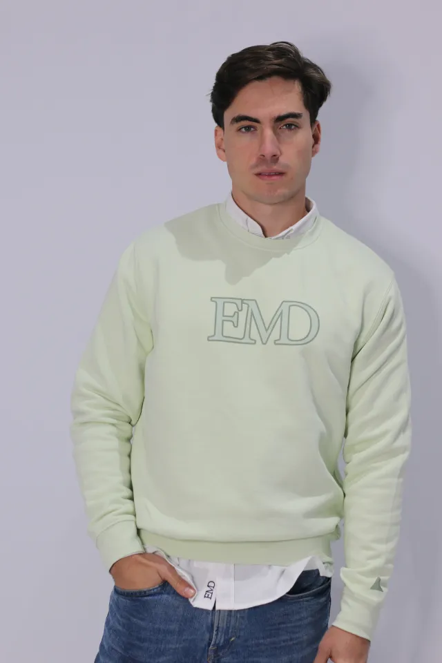 SUDADERA EMD VERDE MENTA