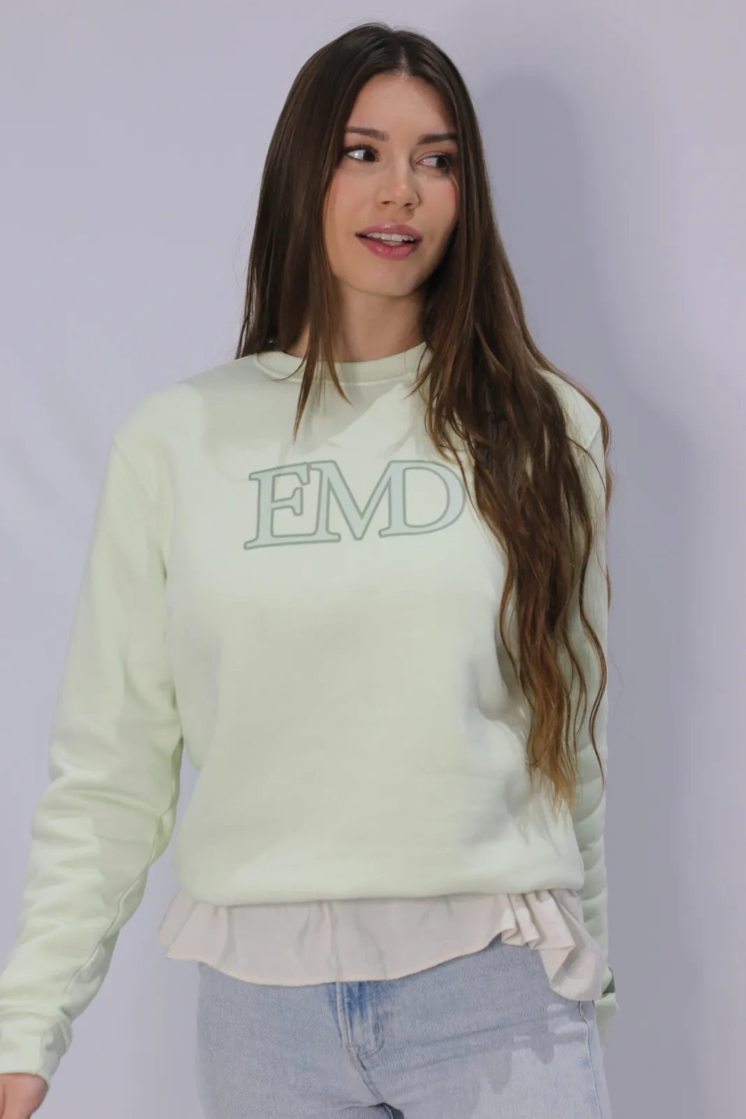 SUDADERA EMD VERDE MENTA - Imagen 3