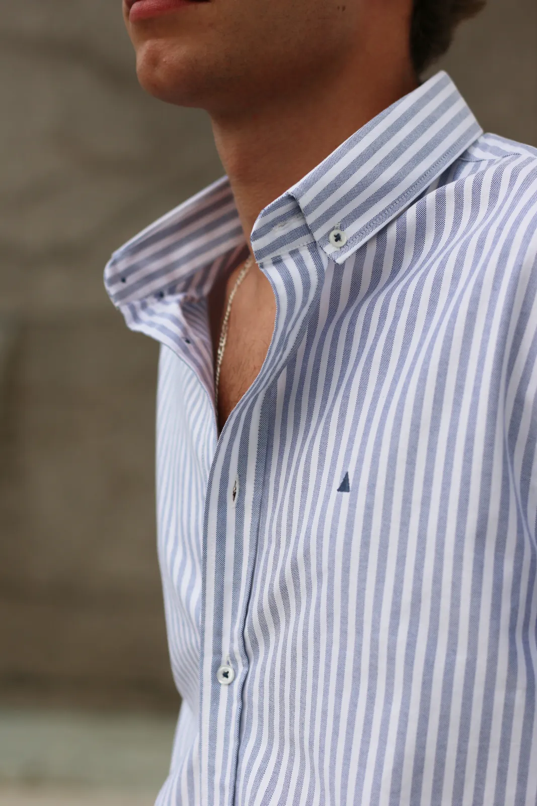 CAMISA RAYAS AZUL CELESTE - Imagen 2