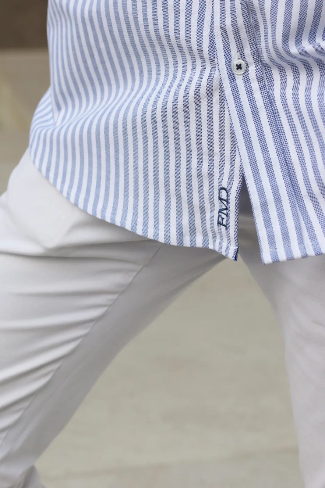 CAMISA RAYAS AZUL CELESTE - Imagen 3