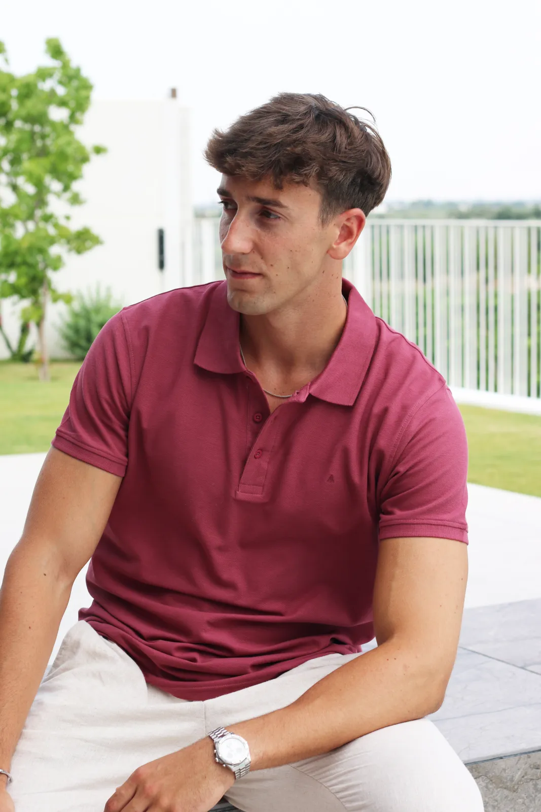 POLO BÁSICO TINTO TRIÁNGULO - Imagen 3