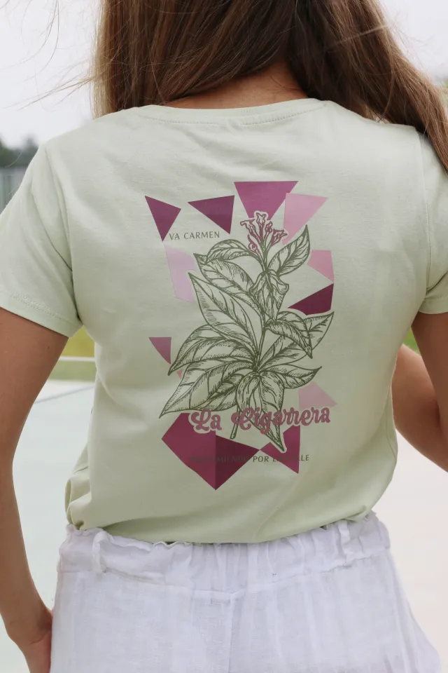 CAMISETA VERDE MENTA CARMEN