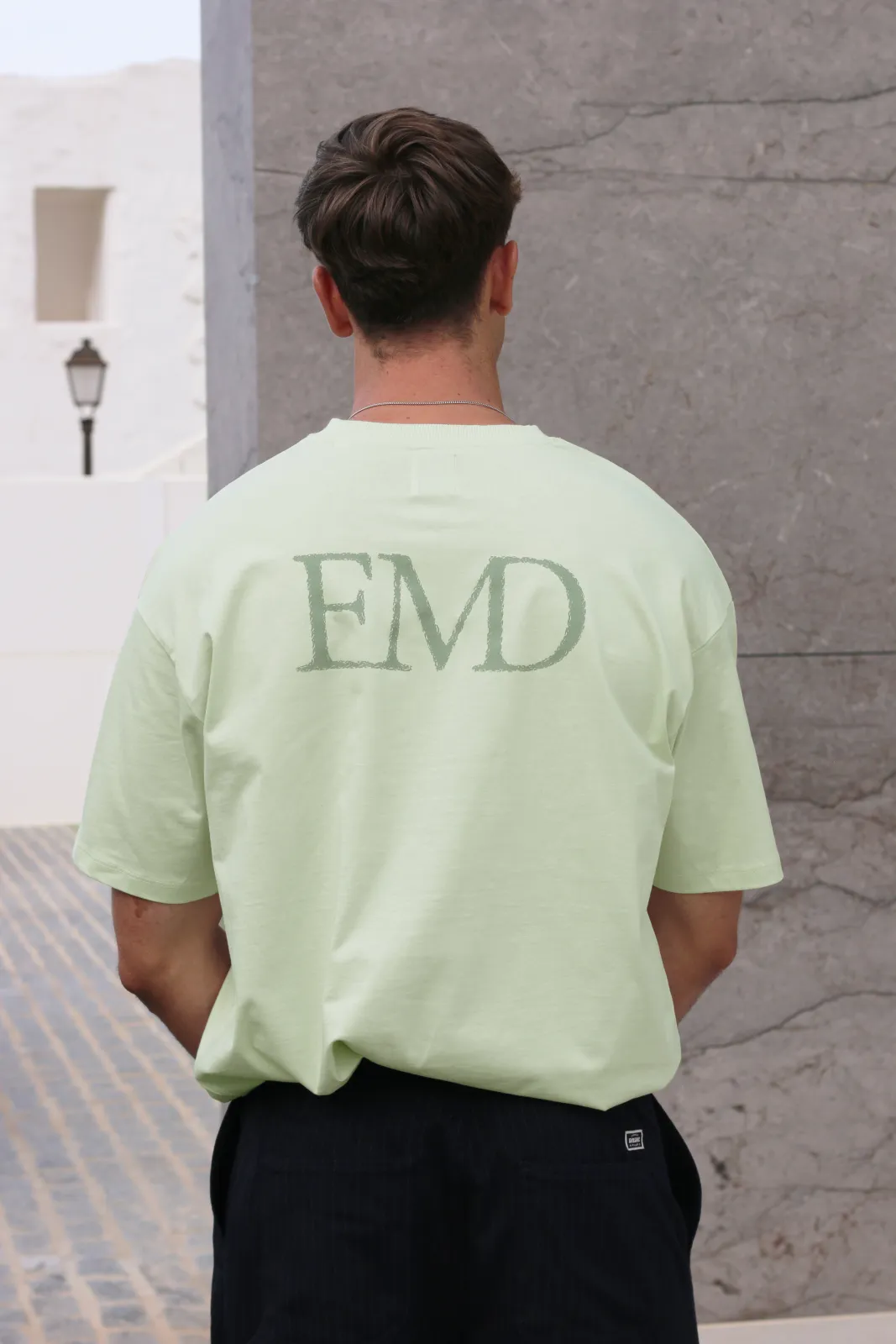 CAMISETA OVERSIZE VERDE MENTA EMD