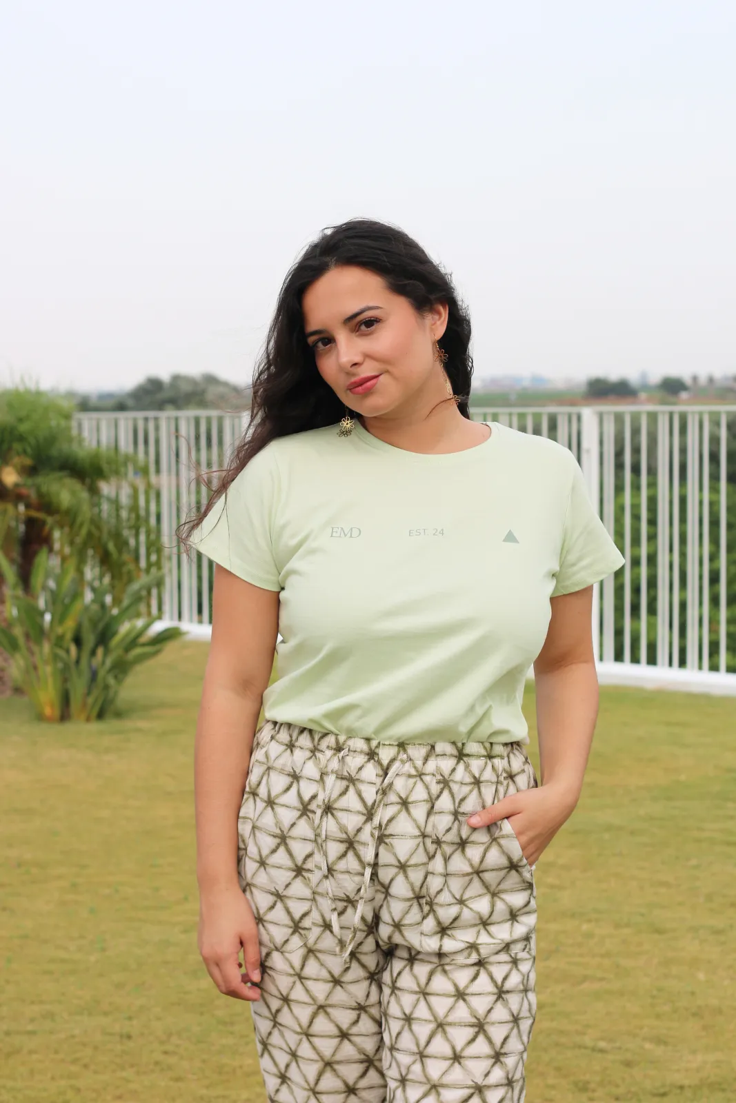 CAMISETA VERDE MENTA EMD - Imagen 3