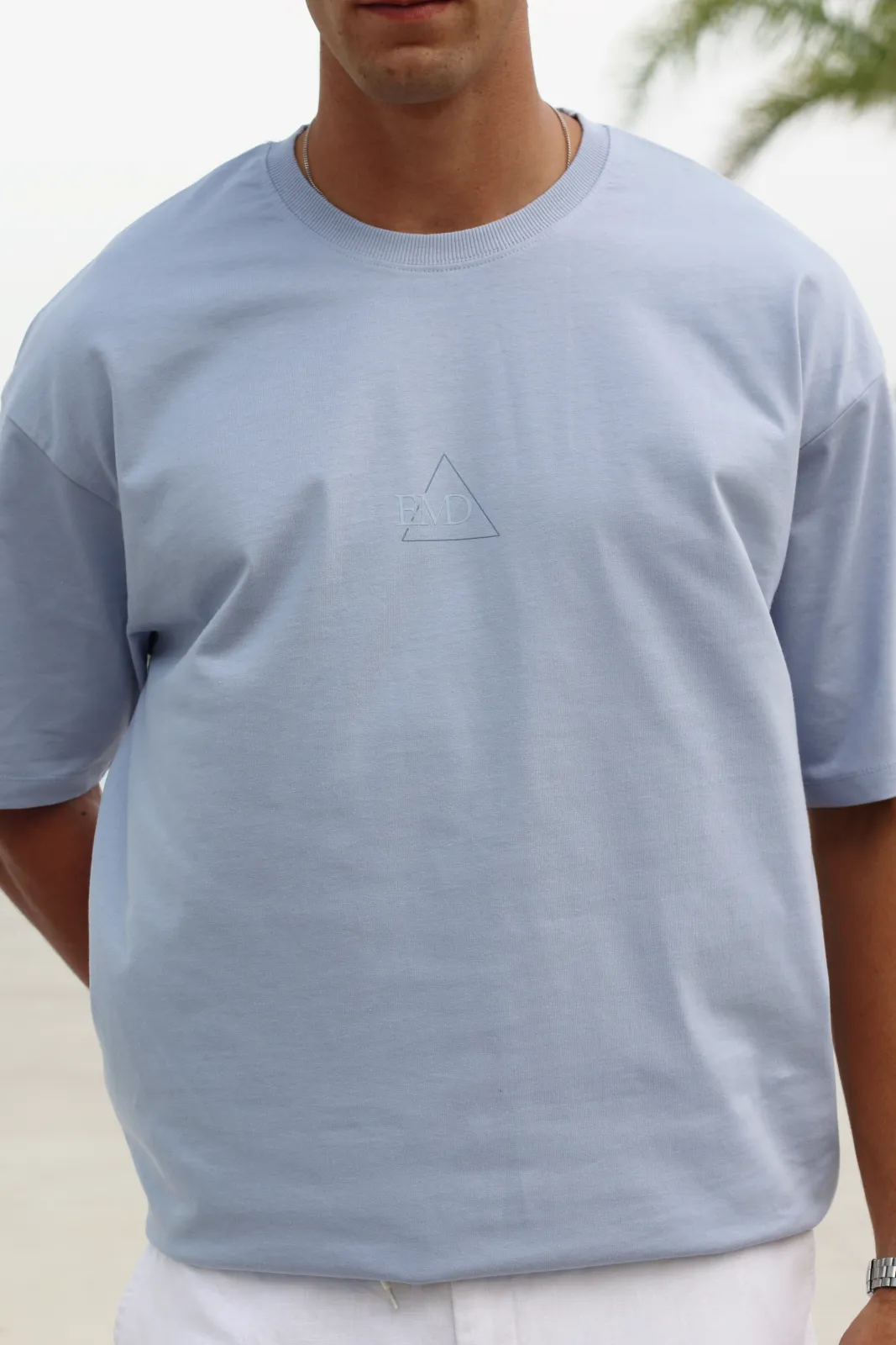 CAMISETA OVERSIZE CELESTE PEZ - Imagen 4